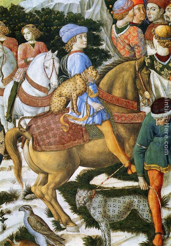 Benozzo di Lese di Sandro Gozzoli Portrait Of Giuliano De Medici (Detail)
